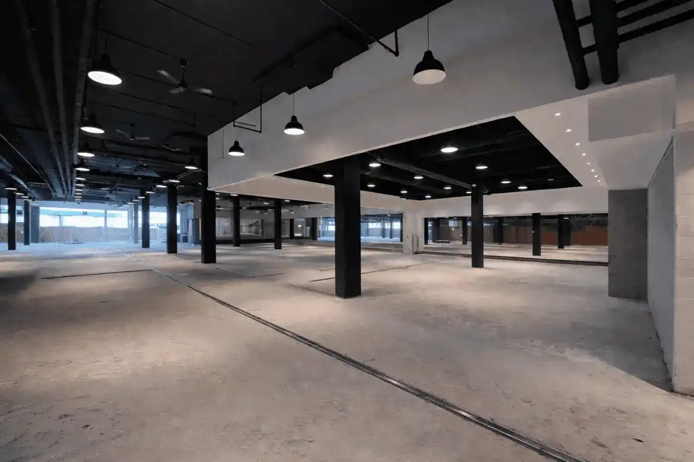 Industrial demolition project inside a warehouse in Mississauga